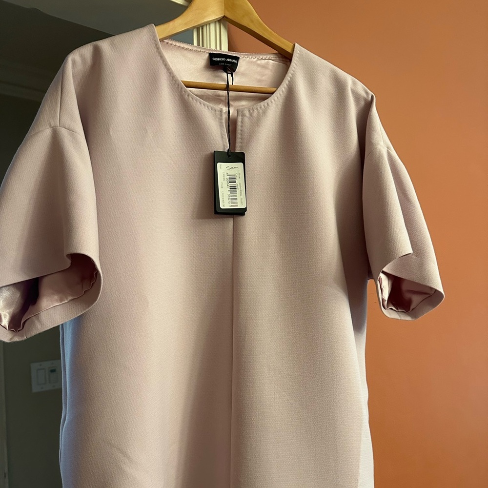 Giorgio Armani Soft Pink Midi Dress